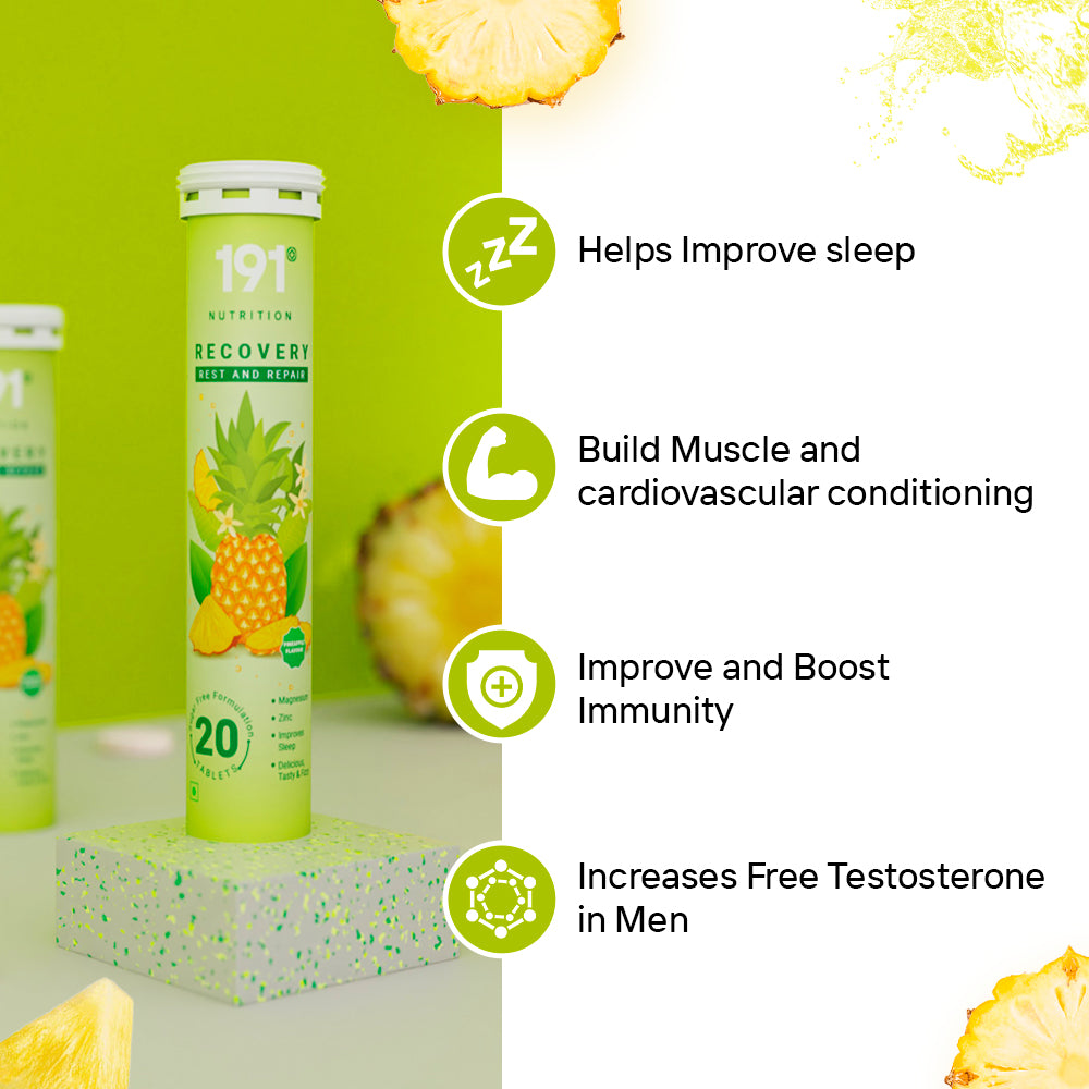 Recovery, Rest and Repair Effervescent Tablets Combo (Pack of 5)