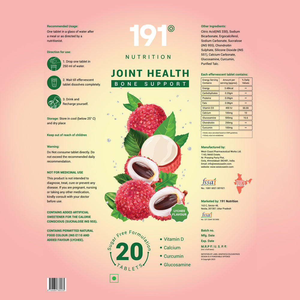 Joint Health and Bone Support Tablets (Pack Of 1)